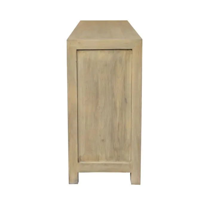 Aparador Vintage Madera Natural Artesanal, 180 Cm 