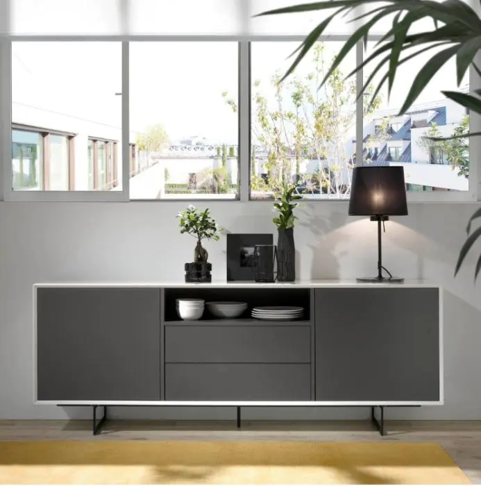 Buffet Moderno Gris Mate