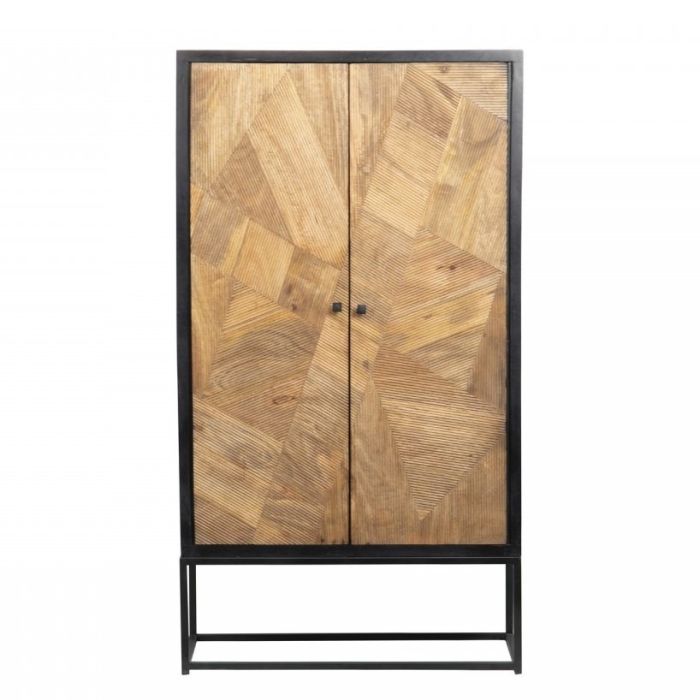 Armario Alto Mediena Estilo Industrial, 160 Cm