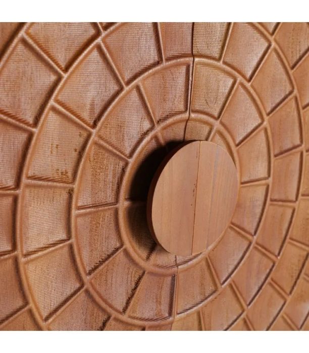 Armario Geométrico Kohlen Madera Abeto Hierro