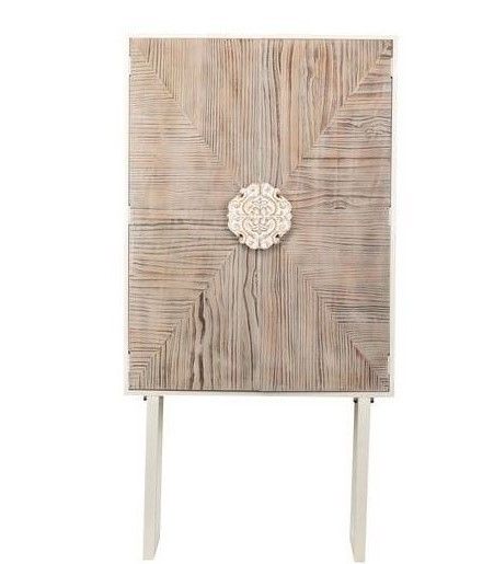 Armario Lutardo 2 Puertas Estilo Étnico-Oriental, 175 Cm