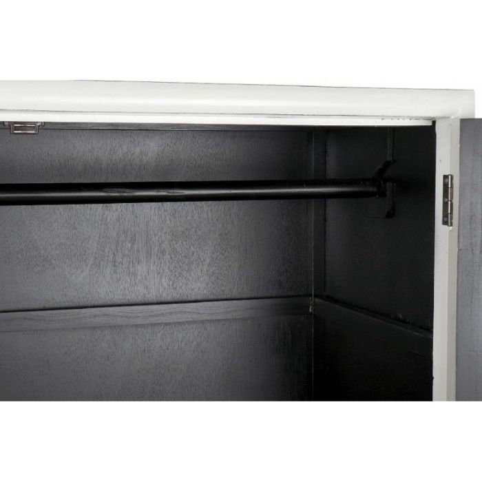 Armario Oriental Madera Lacado Blanco/Oro (Metal)