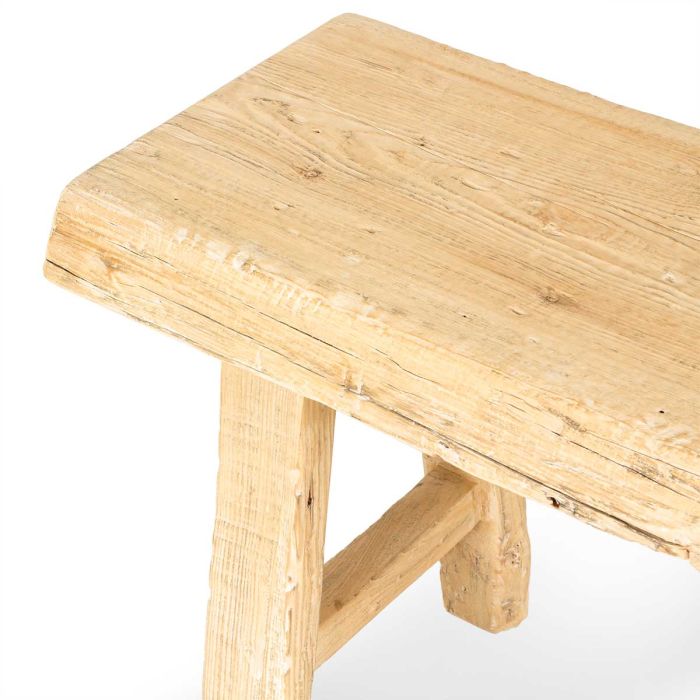 Banco Rústico Madera Pino Natural, 98 Cm