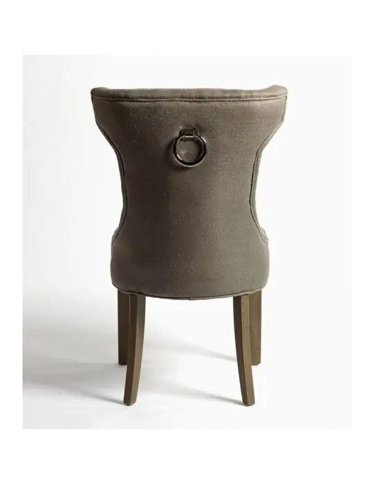 Silla Art Decó, gris, madera roble banty 50 cm