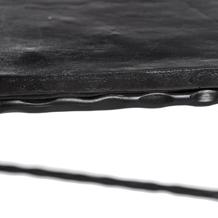 Mesa Centro Industrial Aluminio Oscuro 140 Cm