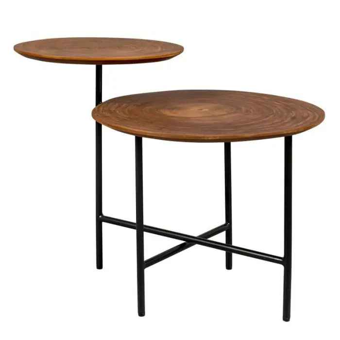 Mesa Auxiliar Vintage Inspiración Mid Century 