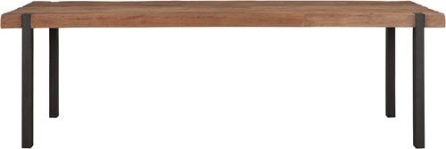 Mesa Comedor Madera Teca Metal, 250 Cm