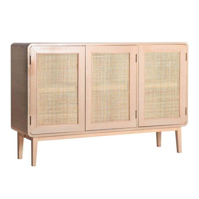 Aparador Buffet Nórdico Larvik 3 Puertas Natural, 120 Cm