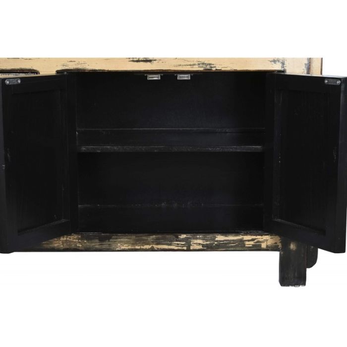 Aparador Madera Olmo Crema Envejecido, 176 Cm