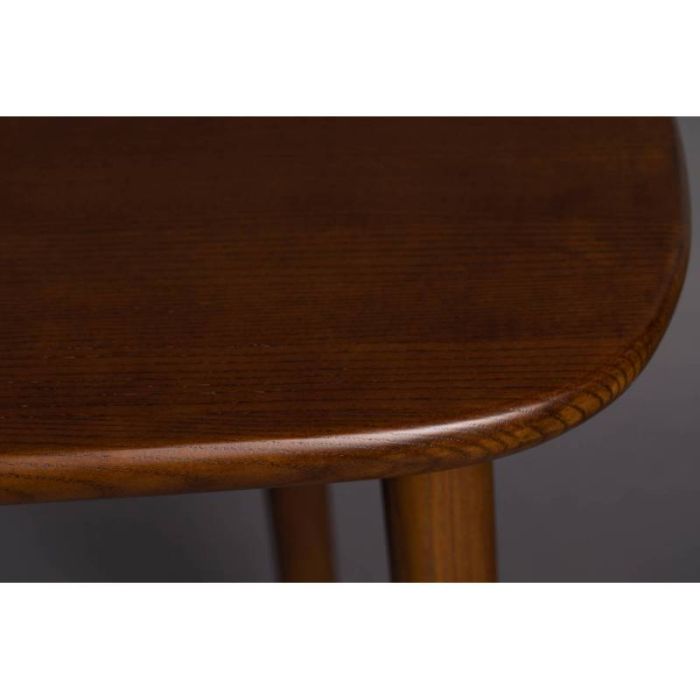 Escritorio Madera Fresno Tapizado Terciopelo Natural/Verde, 110 Cm