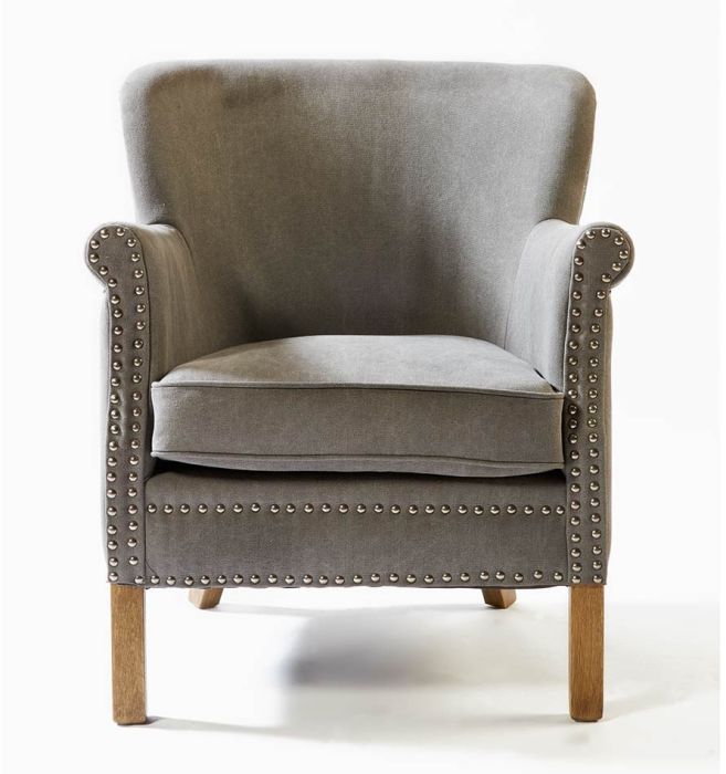 Sillón Contemporáneo Lino Gris