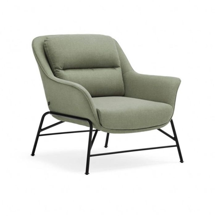 Sillón Sadira Tela Metal, 87 Cm