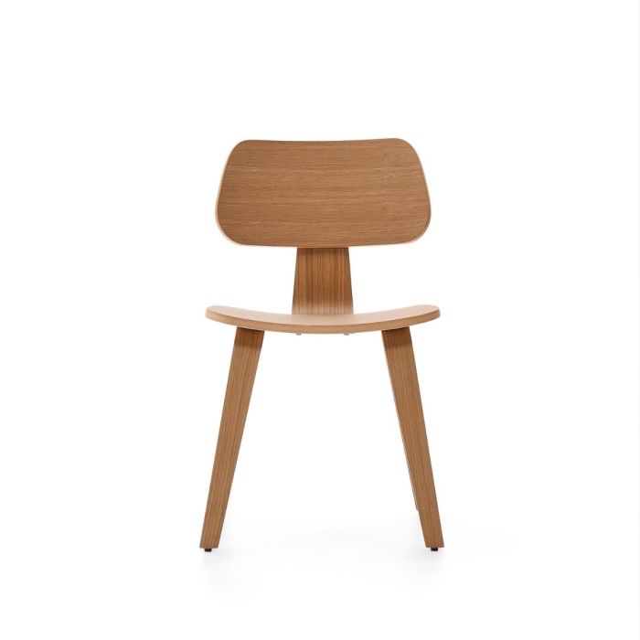Silla Chapa Roble Madera Caucho Natural, 48'5 Cm