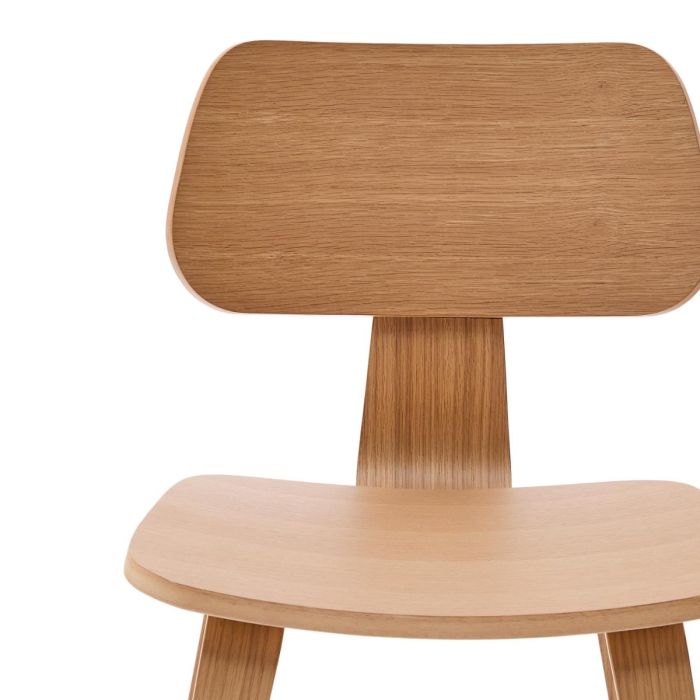Silla Chapa Roble Madera Caucho Natural, 48'5 Cm