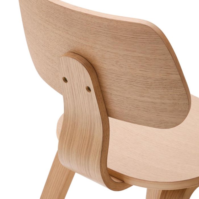 Silla Chapa Roble Madera Caucho Natural, 48'5 Cm