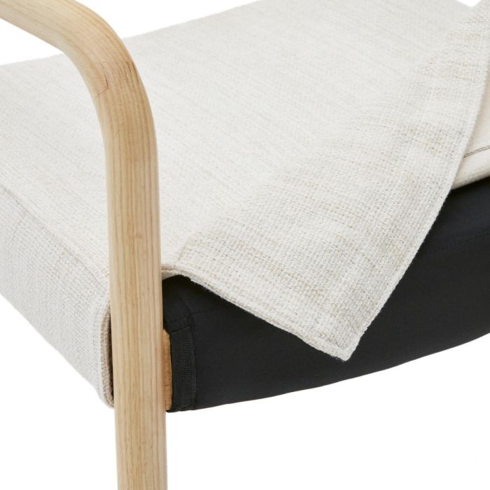 Silla Desenfundable Madera Maciza Roble Natural, 53 Cm