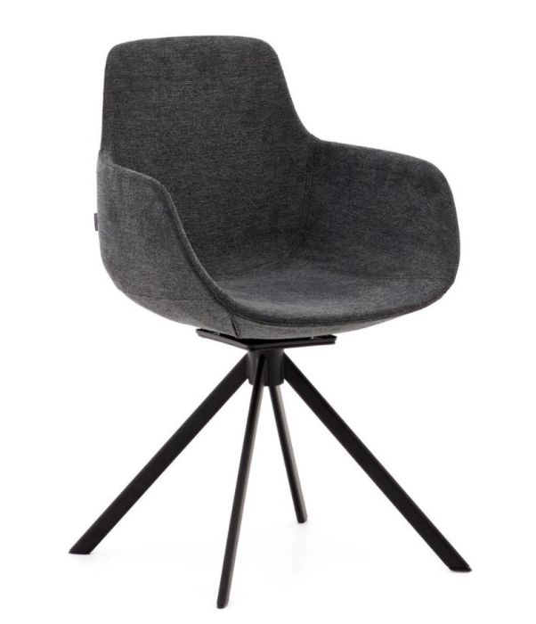 Silla Giratoria Autoretorno Tissiana Negro
