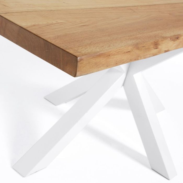 Mesa Argo Madera Roble Acero