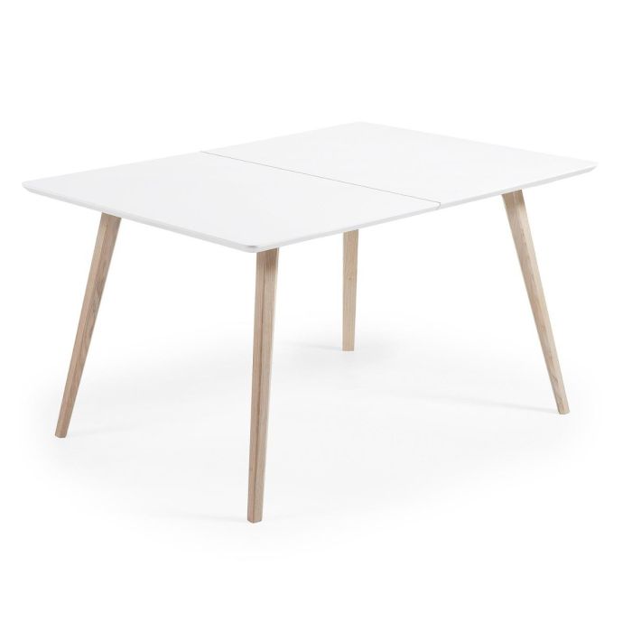 Mesa Extensible Eunice Mdf Lacado Madera Fresno, 140 (220) Cm