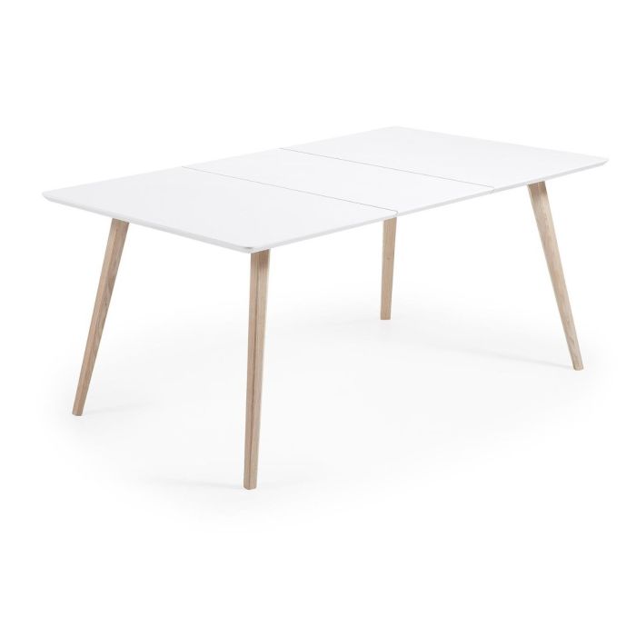 Mesa Extensible Nórdica Eunice Blanco Natural, 140 (220) Cm