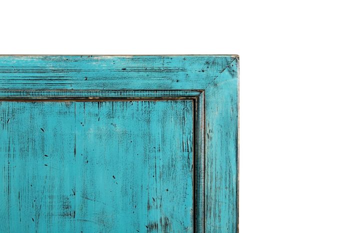 Armario Azul Turquesa Madera Pino Reciclado, 100 Cm