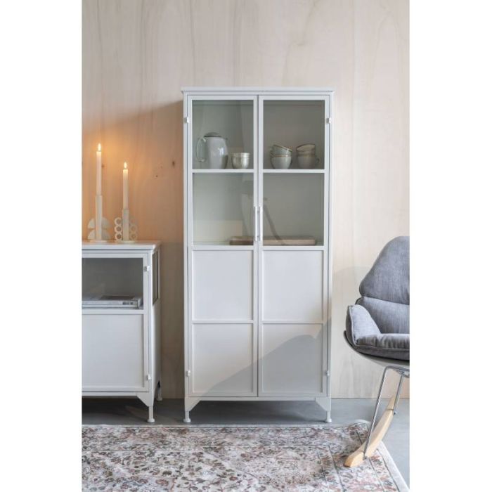 Vitrina Miya Hierro Blanco