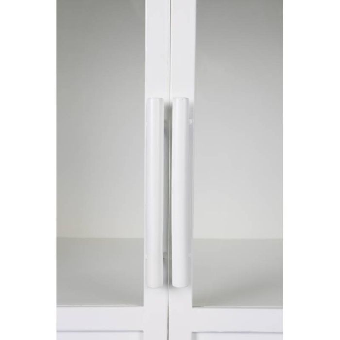 Vitrina Metal Cristal Blanco, 150 Cm