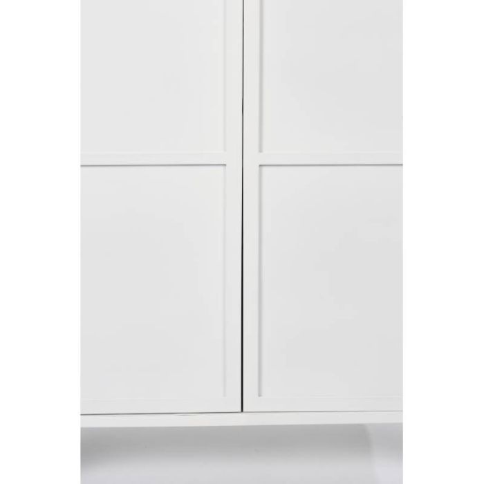 Vitrina Metal Cristal Blanco, 150 Cm