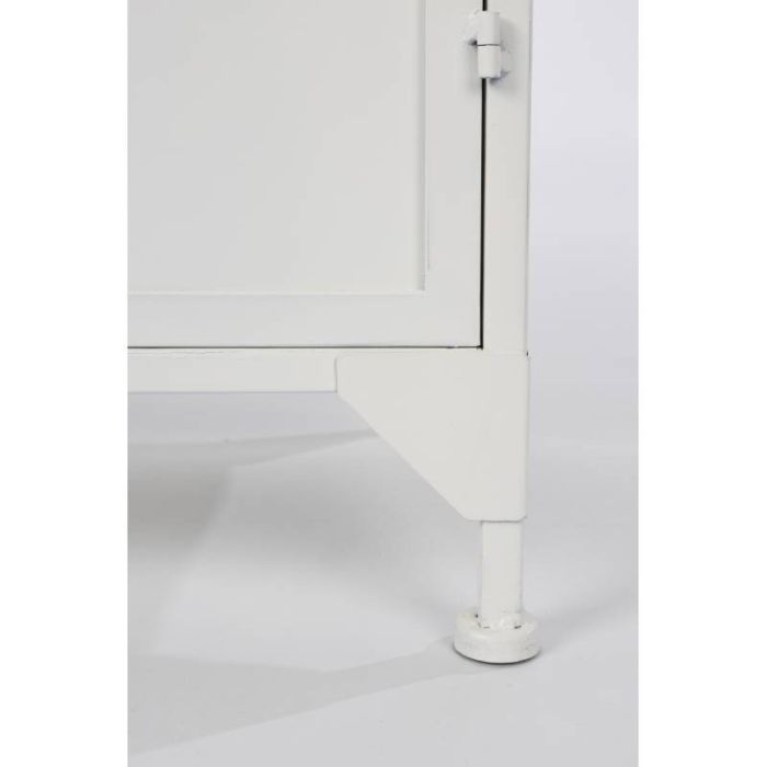 Vitrina Metal Cristal Blanco, 150 Cm