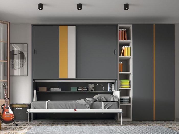 Cama Abatible Horizontal Armario F254