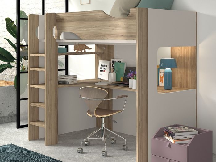 Cama Alta 90 x 190 Formas F207