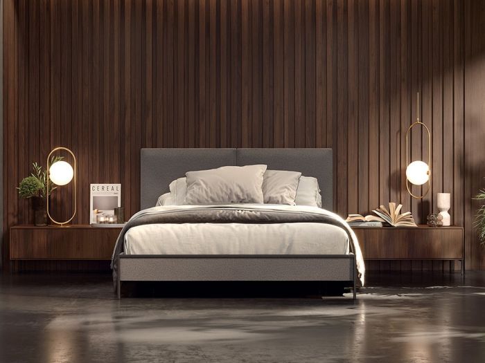 Cama Habitación Duo Tapizada Tempo 24