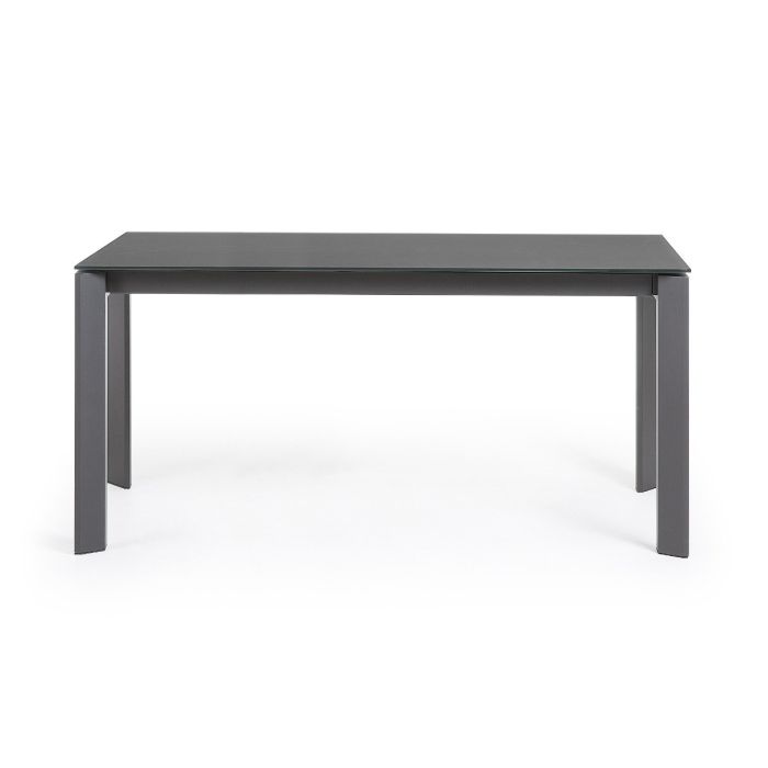 Mesa Comedor Extensible Moderna Axis Gris/Gris Oscuro, 160/220 Cm 