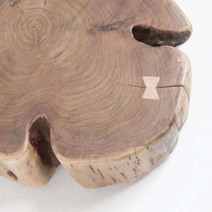 Mesa de Centro Madera Acacia Natural, 65 Cm
