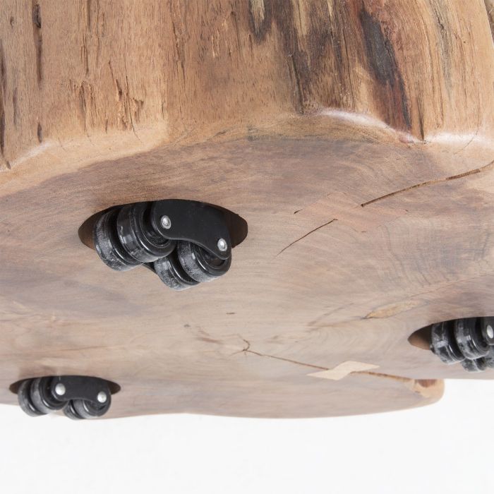 Mesa de Centro Madera Acacia Natural, 65 Cm