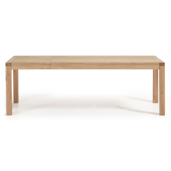 Mesa Extensible Moderna, Madera de Roble Natural, 180 Cm