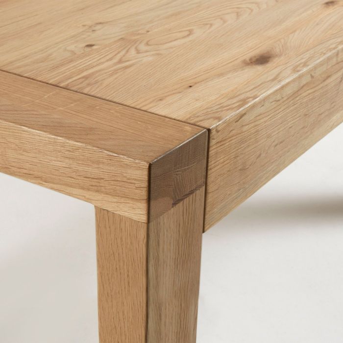 Mesa Extensible Moderna, Madera de Roble Natural, 180 Cm