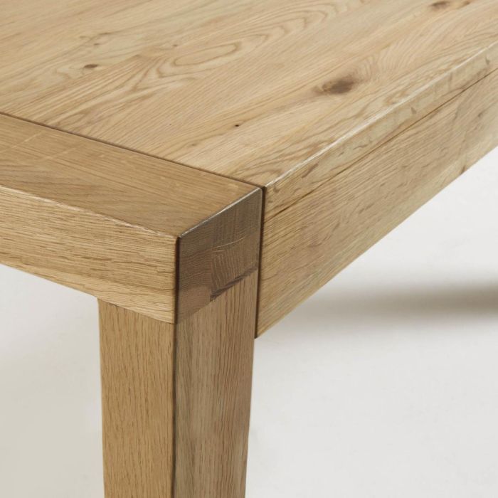 Mesa Extensible Moderna, Madera de Roble Natural, 180 Cm
