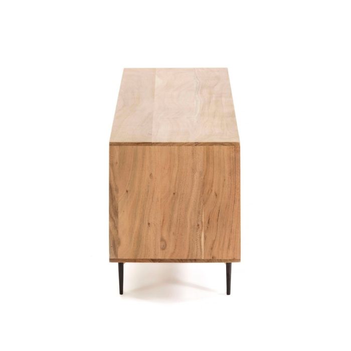 Mueble TV Natural Negro, 147 Cm