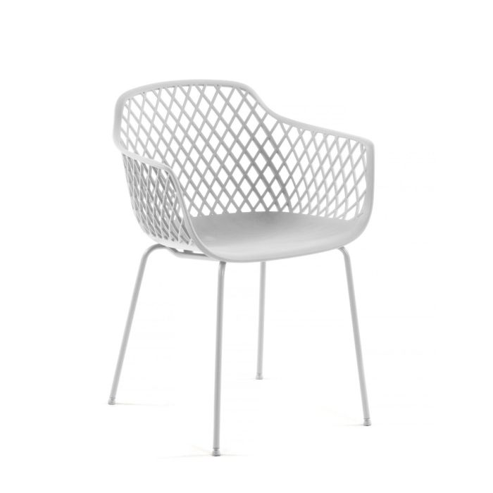Silla Exterior Quinn Polipropileno Acero, 60 Cm