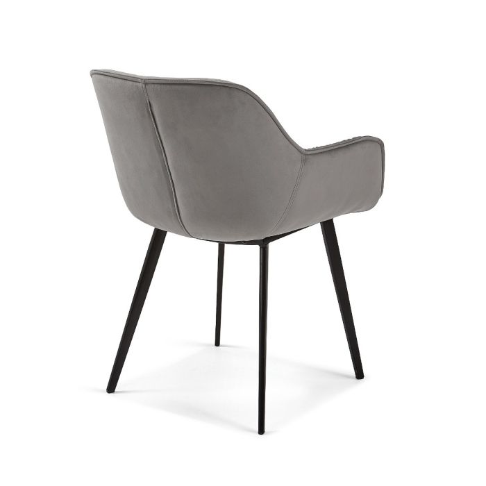 Silla Moderna Capitoné Gris