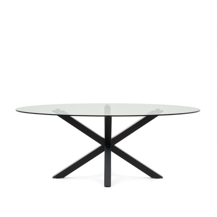 Mesa Argo Cristal Acero, 200 Cm