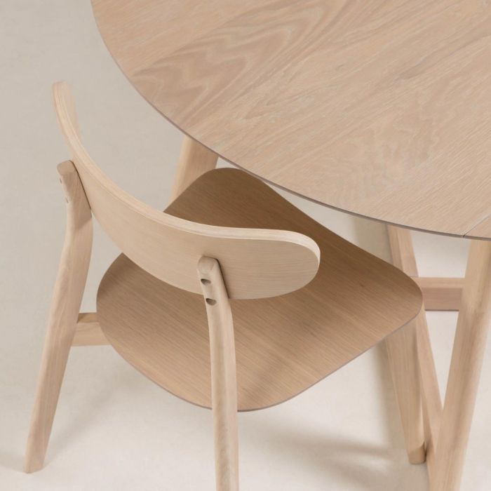 Mesa Extensible Roble Natural 70 - 120 cm