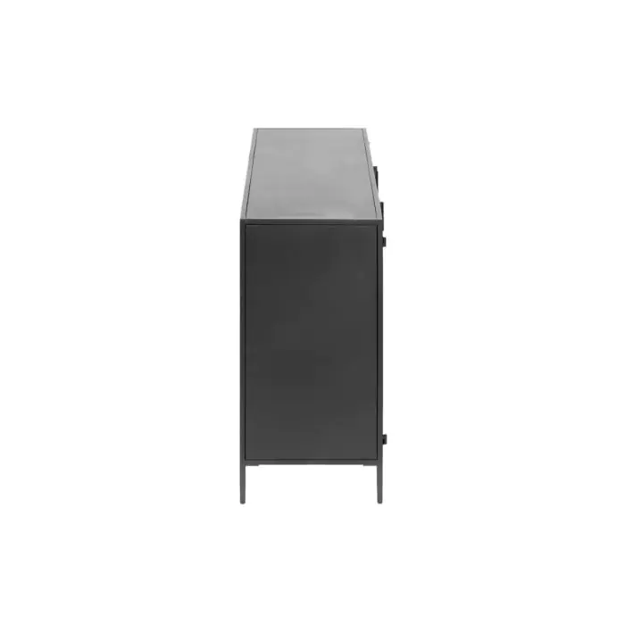 Aparador Acero Pintado Negro, 160 Cm