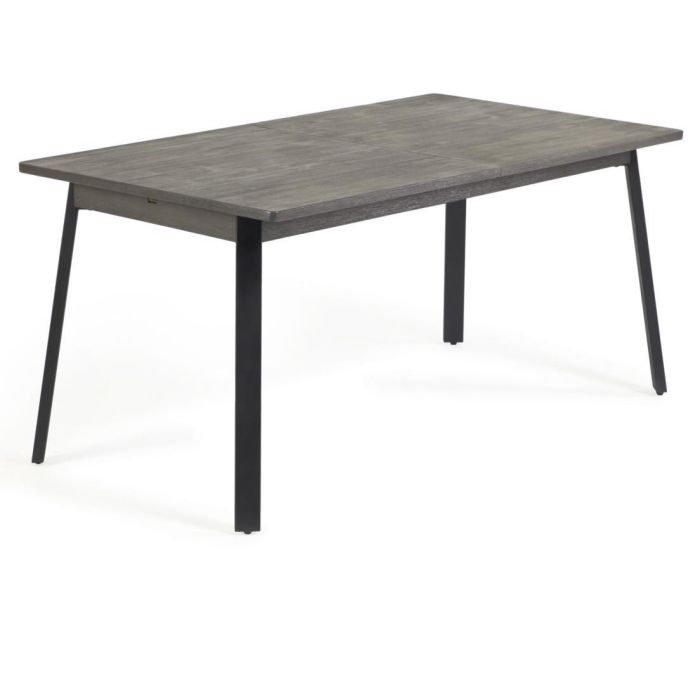 Mesa Comedor Extensible Indiann Estilo Industrial Diseño Moderno, 160 Cm