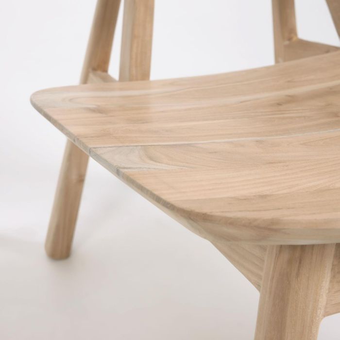 Sillón Madera Maciza Teca Ratán, 64 Cm