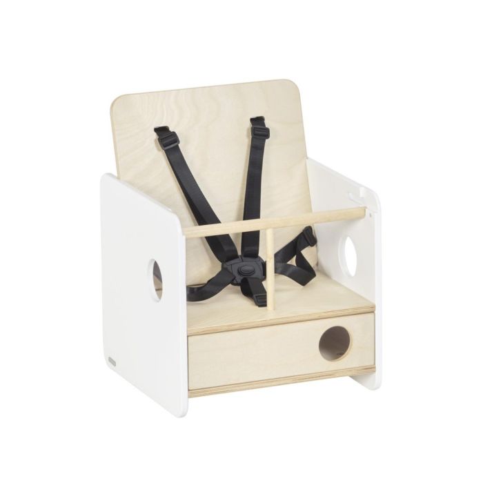 Silla Trona Chapa Abedul Natural, 36 Cm