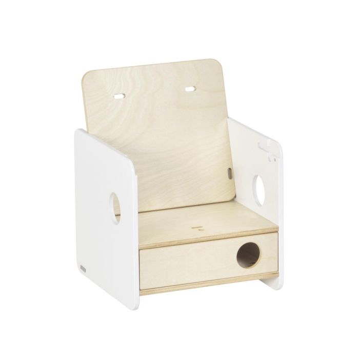 Silla Trona Chapa Abedul Natural, 36 Cm