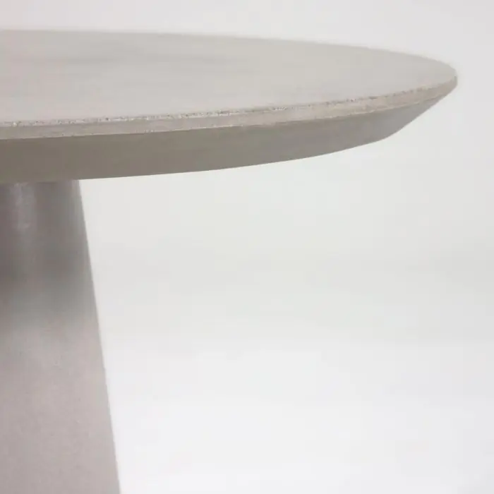 Mesa redonda  Itai exterior Cemento gris 