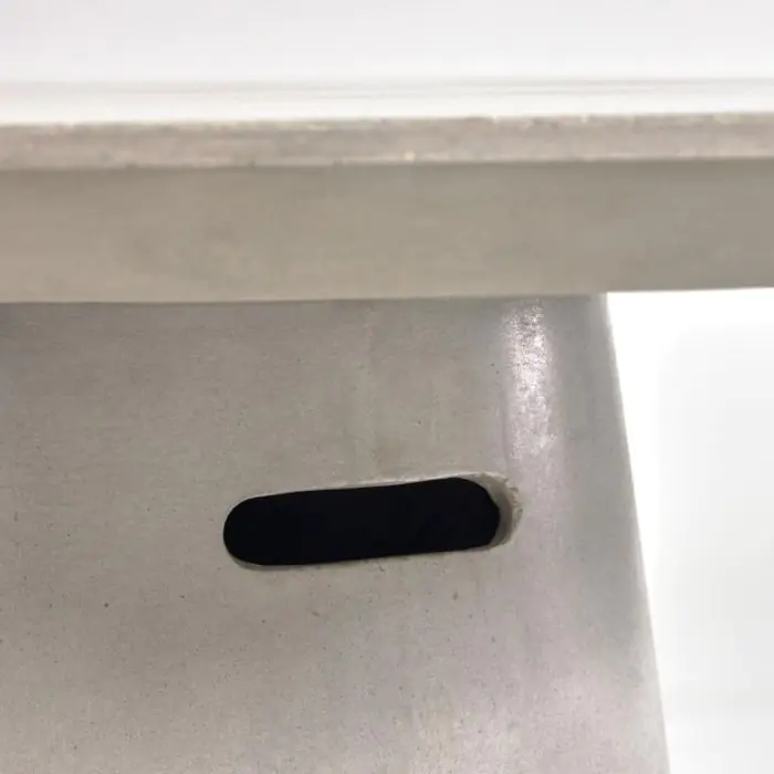 Mesa redonda  Itai exterior Cemento gris 